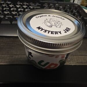 Mystery Jewelry Jar with Crystals
